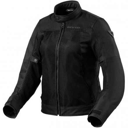 Giacca donna moto estiva traforata Rev'it Eclipse 2 LADIES NERO BLACK mesh perforated summer woman jacket