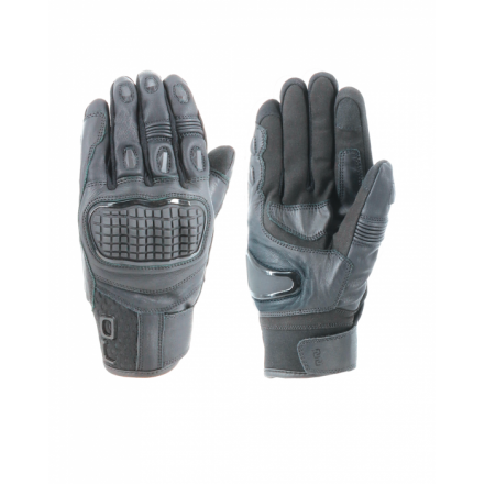 Guanti Oj Bad Man nero black gloves moto leather