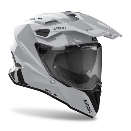 Casco Airoh Commander 2 GRIGIO CEMENT GREY integrale moto on off adventure enduro motard helmet casque