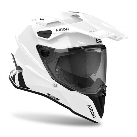 Casco Airoh Commander 2 BIANCO WHITE integrale moto on off adventure enduro motard helmet casque