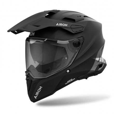 Casco Airoh Commander 2 NERO OPACO BLACK MATT integrale moto on off adventure enduro motard helmet casque