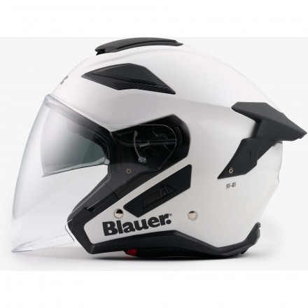 Casco jet moto scooter BLAUER JJ01 BIANCO WHITE helmet casque