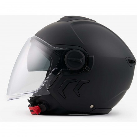 Casco jet moto scooter BLAUER DJ-01 NERO OPACO BLACK MATT helmet casque