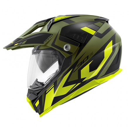 Casco Kappa Kv30 evo grayer military black yellow helmet