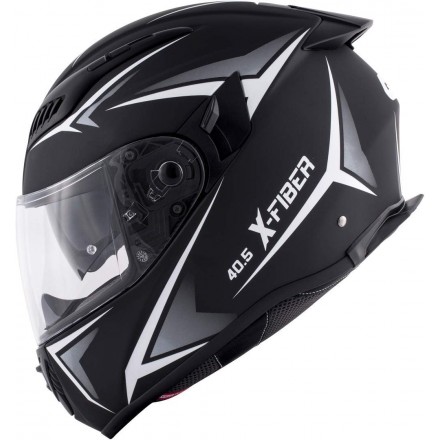 Casco Givi 40.5 Fiber matt black white helmet casque