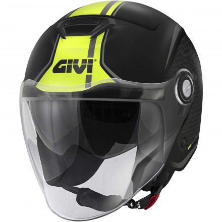 Casco Givi 12.5 Touch matt black yellow helmet casque