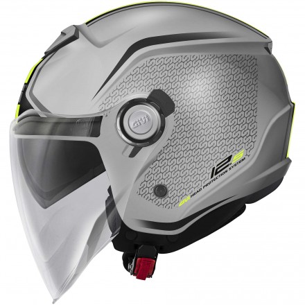 Casco Givi 12.5 Touch matt grey yellow helmet casque