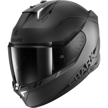 Casco integrale Shark SKWAL i3 Blank SP Black Mat AKS helmet casque