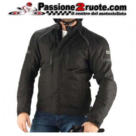 Giacca moto 4 stagioni sfoderabile impermeabile Oj Unstoppable black jacket